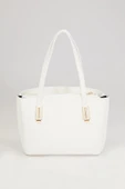 Levidor Beyaz Kadın Omuz Çantası 930206 - 3