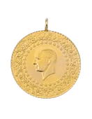 1 Adet Eski Tarihli Yarım Altın - 1