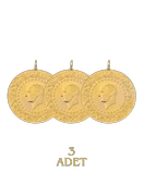 3 Adet Eski Tarihli Tam Altın - 2