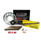 ZİNCİR DİŞLİ SETİ DUCATI PANIGALE 1199cc ZİNCİR: DID-525VX3 Gold-104 ÖN DİŞLİ : JT 15T ARKA DİŞLİ: SUNSTAR 39T 2012-2015 thumbnail 2