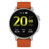 Active6 Akıllı Saat Yuvarlak Alüminyum Kasa Spor Silikon Kordon - 2