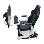 TWISTED MINDS EASE POD PRO RGB ELEKTRİKLİ DERİ DÖŞEME ÇELİK PROFESYONEL GAMING SIMULATOR - 2