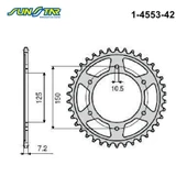 ARKA DİŞLİ KTM SUPER ADVENTURE R S T 1290cc 2015-2024 thumbnail 2