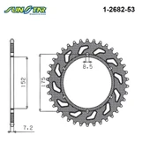 ARKA DİŞLİ YAMAHA WR R X 125cc 2009-2015 thumbnail 2