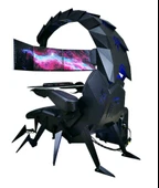 TWISTED MINDS SCORPION RGB ELEKTRİKLİ KARBON ÇELİK PROFESYONEL GAMING SIMULATOR - 2