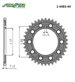 ARKA DİŞLİ HONDA CBR 650R 650cc DİŞLİ SAYISI : +2 2019-2022 thumbnail 2