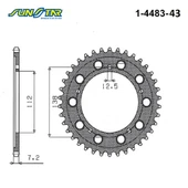 ARKA DİŞLİ YAMAHA YZF R1 M 1000cc DİŞLİ SAYISI : +2 2015-2022 thumbnail 2