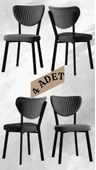 ELMA SANDALYE ANTRASİT ( 4 ADET ) - 1