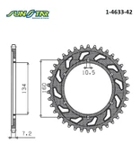 ARKA DİŞLİ HONDA NT 1100cc DİŞLİ SAYISI : +2 2022-2024 thumbnail 2