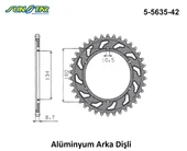 ARKA DİŞLİ ALÜMİNYUM HONDA CBR 954RR 954cc DİŞLİ SAYISI : -1 2002-2003 thumbnail 2