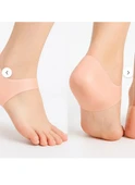 Silikon Topuk Gömlek Gömleği Dikeni Çatlak Koruyucu Bandaj Ortopedik Ayak Destek Çorabı thumbnail 4