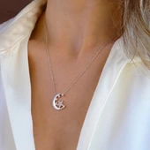 Ay Yıldız Gümüş Kolye thumbnail 3