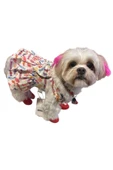 GedyCo Candy Fırfırlı Salopet Küçük Irk Köpek Elbisesi thumbnail 1