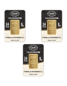 15 GRAM 24 AYAR İAR GRAMALTIN ( 5gr x 3 Adet ) - 1
