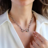 Yılan Sonsuzluk Modeli Zirkon Taşlı Set thumbnail 2