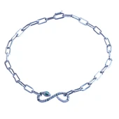 Yılan Sonsuzluk Modeli Zirkon Taşlı Set thumbnail 7