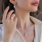 Icecut Taşlı Gümüş Set thumbnail 1