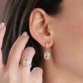 Sitrin Icecut Taşlı Gümüş Set thumbnail 3