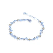 Yıldız Taşlı Gold Gümüş Bileklik thumbnail 4