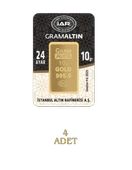 40 GRAM 24 AYAR İAR GRAMALTIN ( 10gr x 4 Adet ) - 2