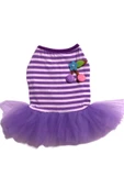 GedyCo Küçük Irk Köpek için Lila Tütü Elbise - 1