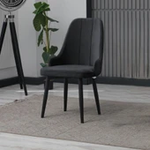 DELUXE SANDALYE ANTRASİT ( 6 ADET ) - 3