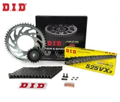 ZİNCİR DİŞLİ SETİ BMW S 1000cc ZİNCİR: DID-525VX3 Çelik-120 ÖN DİŞLİ: JT 17T ARKA DİŞLİ: SUNSTAR 45T 2014-2019 thumbnail 1