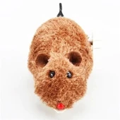 Kurmalı Kedi Eğitim Oyuncağı Tüylü Peluş Fare Yakalama İnteraktif Sevimli Eğlenceli Oyuncak thumbnail 2