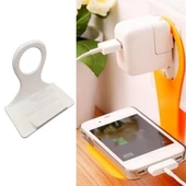 Universal Mobil Şarj Priz Askısı ve Telefon Tablet  Tutucu Stand thumbnail 1