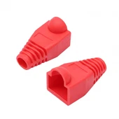 Rj45 Konnektör için koruyucu plastik kılıf rj 45 cover kırmızı 100 adet thumbnail 1