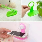 Universal Mobil Şarj Priz Askısı ve Telefon Tablet  Tutucu Stand thumbnail 8