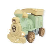 Oyuncak Tren Işıklı Sesli Bas Gitsin 14cm - YEŞİL - 8068A - 1