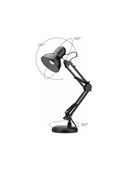 New York Siyah Masa Lambası CT-8405 - 3