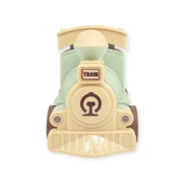 Oyuncak Tren Işıklı Sesli Bas Gitsin 14cm - YEŞİL - 8068A - 3