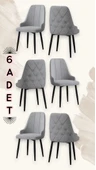DELUXE SANDALYE GRİ ( 6 ADET ) - 1