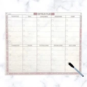 Şeffaf Kendiliğinden Yapışkanlı Kalemli Haftalık Planlayıcı 40cm-50cm thumbnail 1