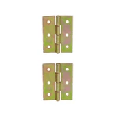 Yaprak Menteşe 2 Adet Prinç Sarı No:2.5 Mobilya Pencere Kapı Duşakabin Dolap Menteşesi İki Kanatlı thumbnail 5