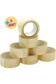 NİVEMESHOME 6 ADET 100 METRE HOMELT KOLİ BANDI 45MMX75MM KOPMAYAN KOLİ BANDI - 1