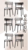 TEDİ SANDALYE SİYAH AYAKLI ( 6 ADET ) - 1