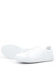 Beyaz Hakiki Deri Kadın Bağcıklı Sneaker Ayakkabı thumbnail 5