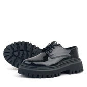 Rakerplus Siyah Rugan Bağcıklı Oxford Günlük Ayakkabı thumbnail 5
