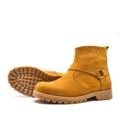 Rakerplus Chiron Hakiki Deri Sarı Fermuarlı Kışlık Bot thumbnail 5