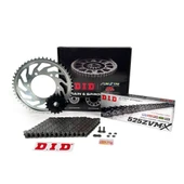 ZİNCİR DİŞLİ SETİ TRIUMPH THRUXTON R 1200cc ZİNCİR: DID-525ZVM-X Çelik-100 ÖN-ARKA DİŞLİ: JT 16T-42T 2016-2017 thumbnail 1