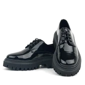 Rakerplus Siyah Rugan Bağcıklı Oxford Günlük Ayakkabı thumbnail 6