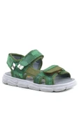 Rakerplus Wisps Hakiki Deri Yeşil Kamuflaj Çocuk Sandalet thumbnail 2