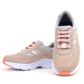 Rakerplus Hakiki Deri Anatomik Pudra Bağcıklı Hafif Çocuk Spor Ayakkabı thumbnail 7