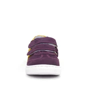 Rakerplus Hakiki Deri Mor Sarı Cırtlı Çocuk Spor Ayakkabı thumbnail 3