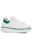 Günlük Kadın Sneaker Spor Ayakkabı Bağcıklı Rahat Hafif Kalın Tabanlı 525G - 11