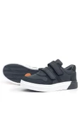 Rakerplus Hakiki Deri Siyah Beyaz Cırtlı Erkek Çocuk Sneaker thumbnail 5