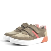 Rakerplus Hakiki Deri Cırtlı Kum Rengi Erkek Çocuk Spor Ayakkabı thumbnail 3